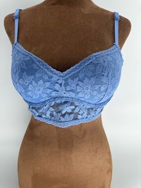 Victoria's Secret Light Blue Lace Bralette